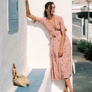 Faithfull the Brand Nina Midi Dress